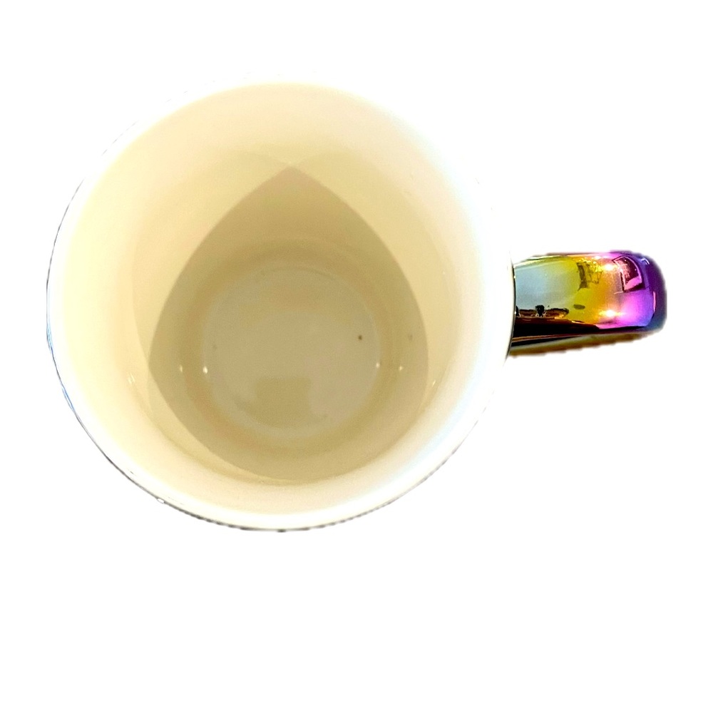 💕 NWOT Starbucks Holographic Iridescent 20oz Latte/Hot Chocolate Mug - Picture 3 of 3
